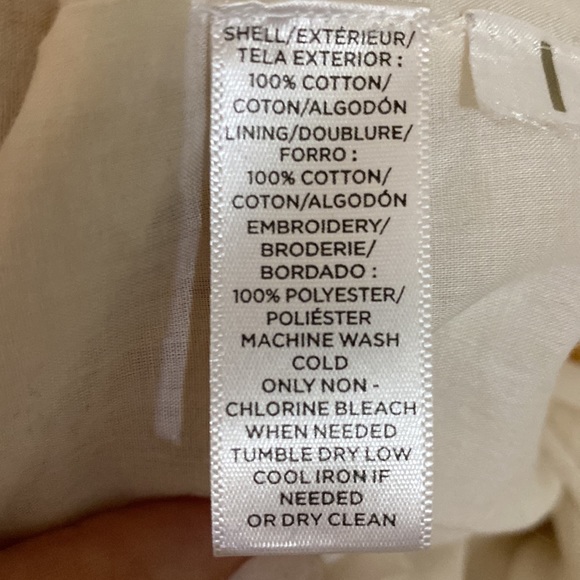 Loft Cream/gold embroidered dress - Picture 5 of 5